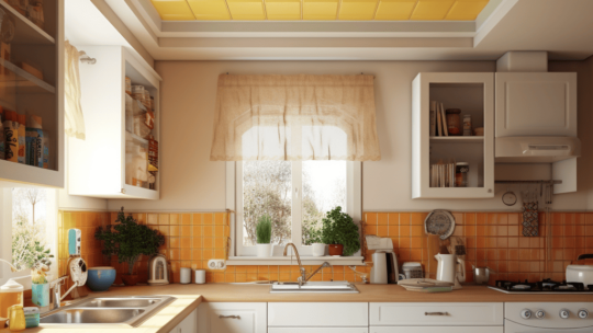 Ремонт потолков в кухне: стойкость к жиру, влаге и запахам